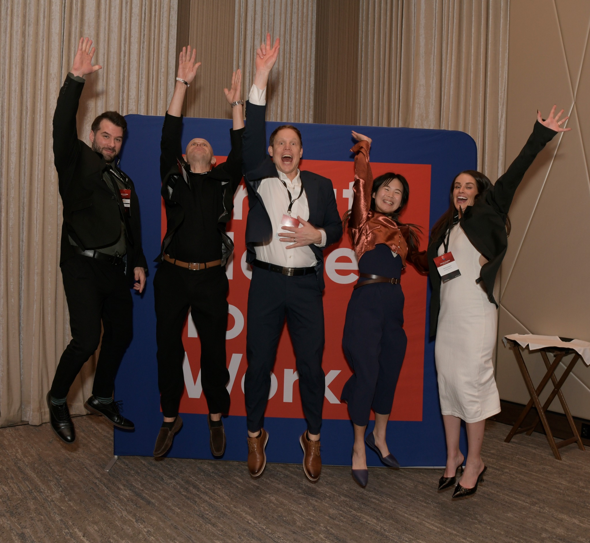 Team photo at Best Workplaces Awards