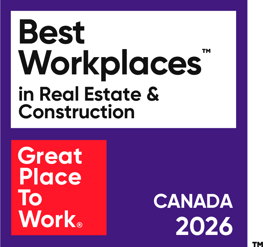 2026 Best Workplaces in Real Estate and Construction badge