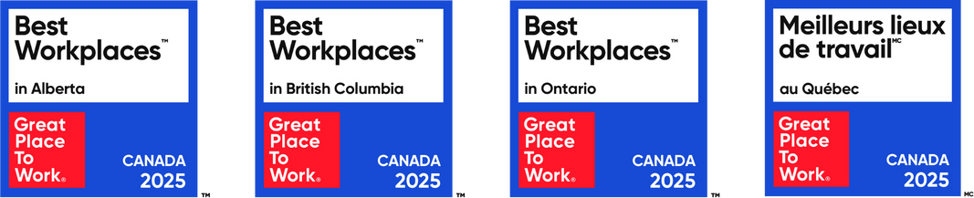 Best Workplaces by Region 2025 Badge