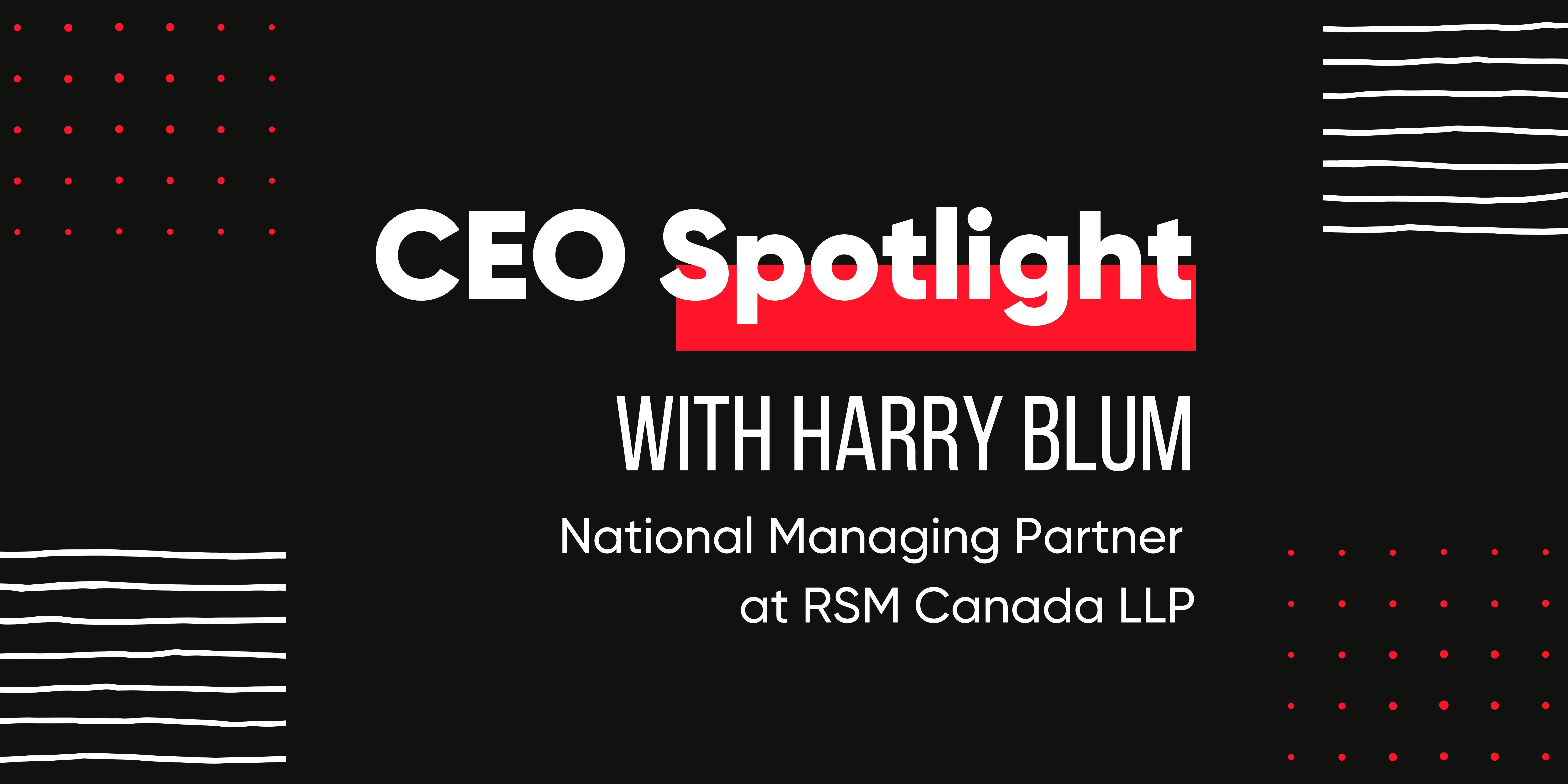  CEO Spotlight: Harry Blum