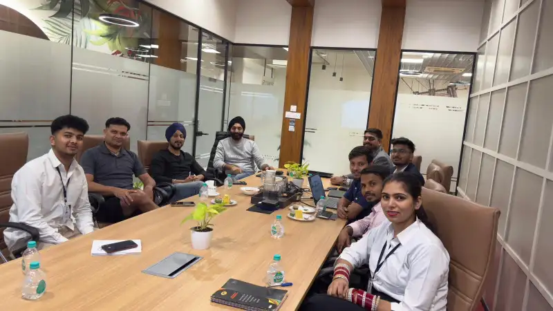 Directors visit on India office for healthy meeting and boost the morale of the employees 