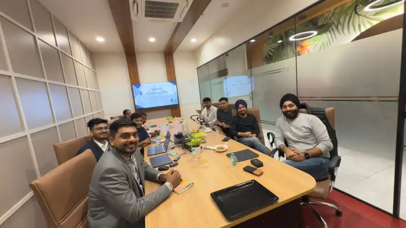 Directors visit on India office for healthy meeting and boost the morale of the employees 