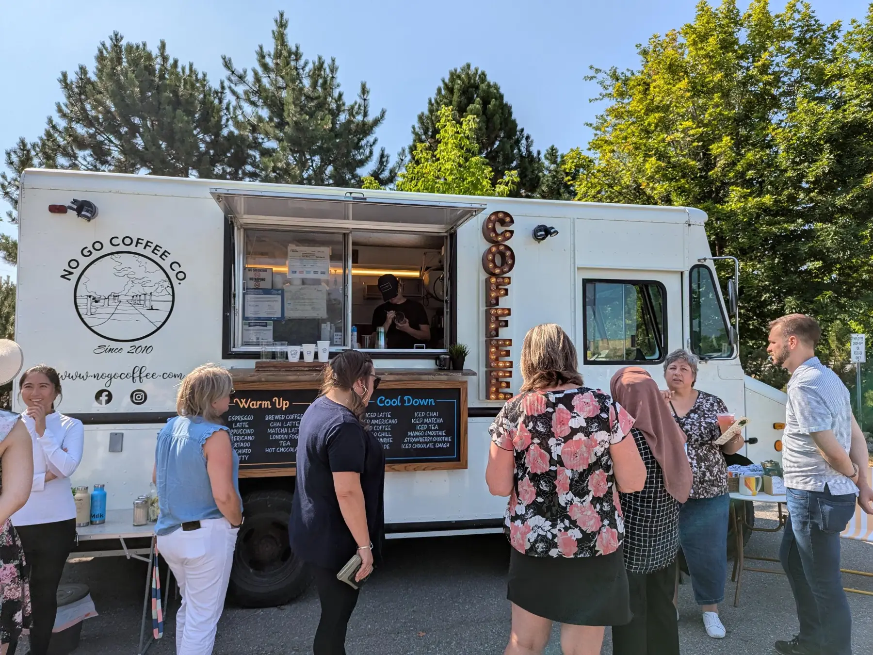 A pleasant coffee break and chance to reconnect!