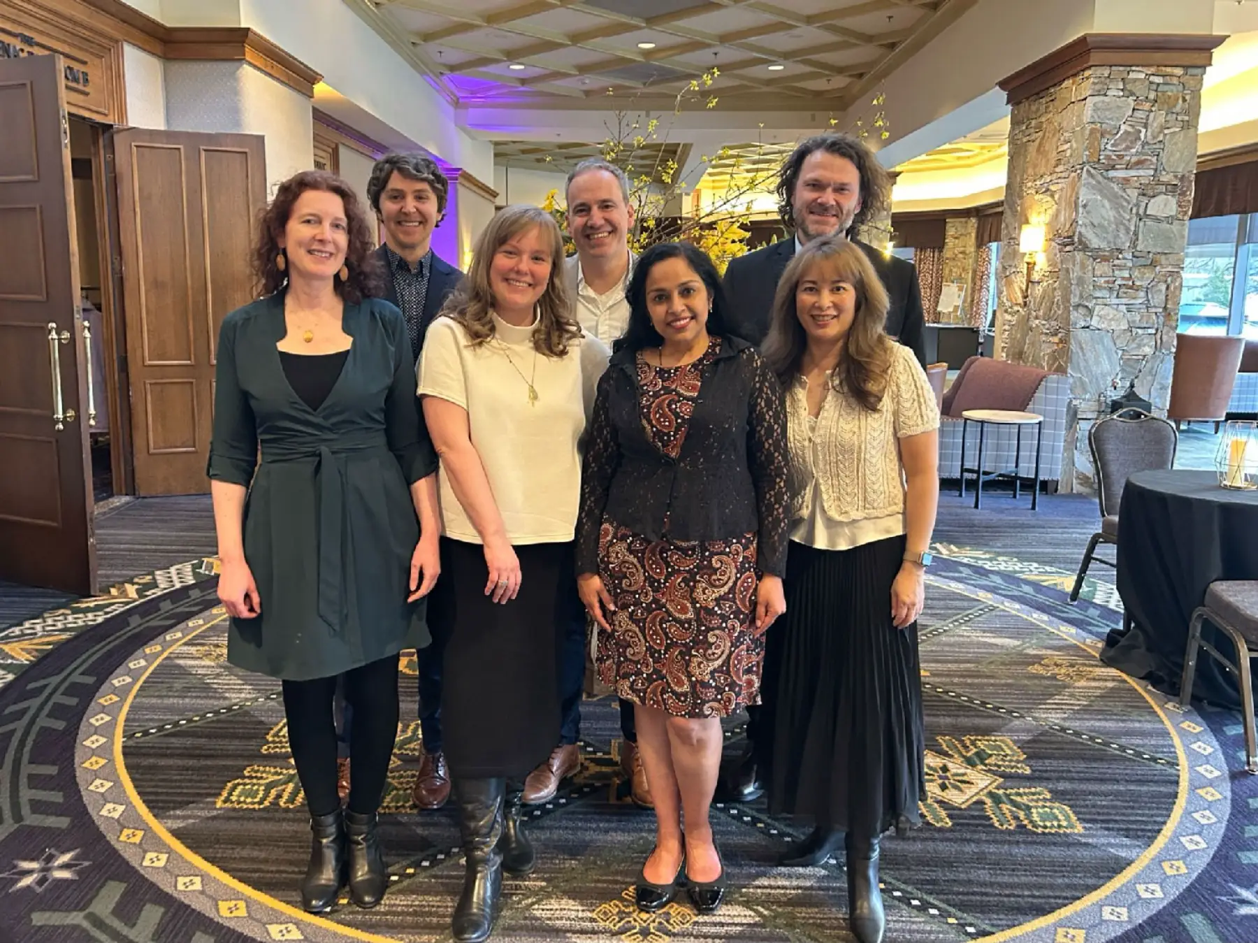 Our team leads at a conference in Whistler