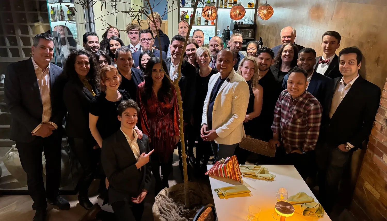 Our team at our year-end Holiday event. Celebrating each other and collective success in 2024.