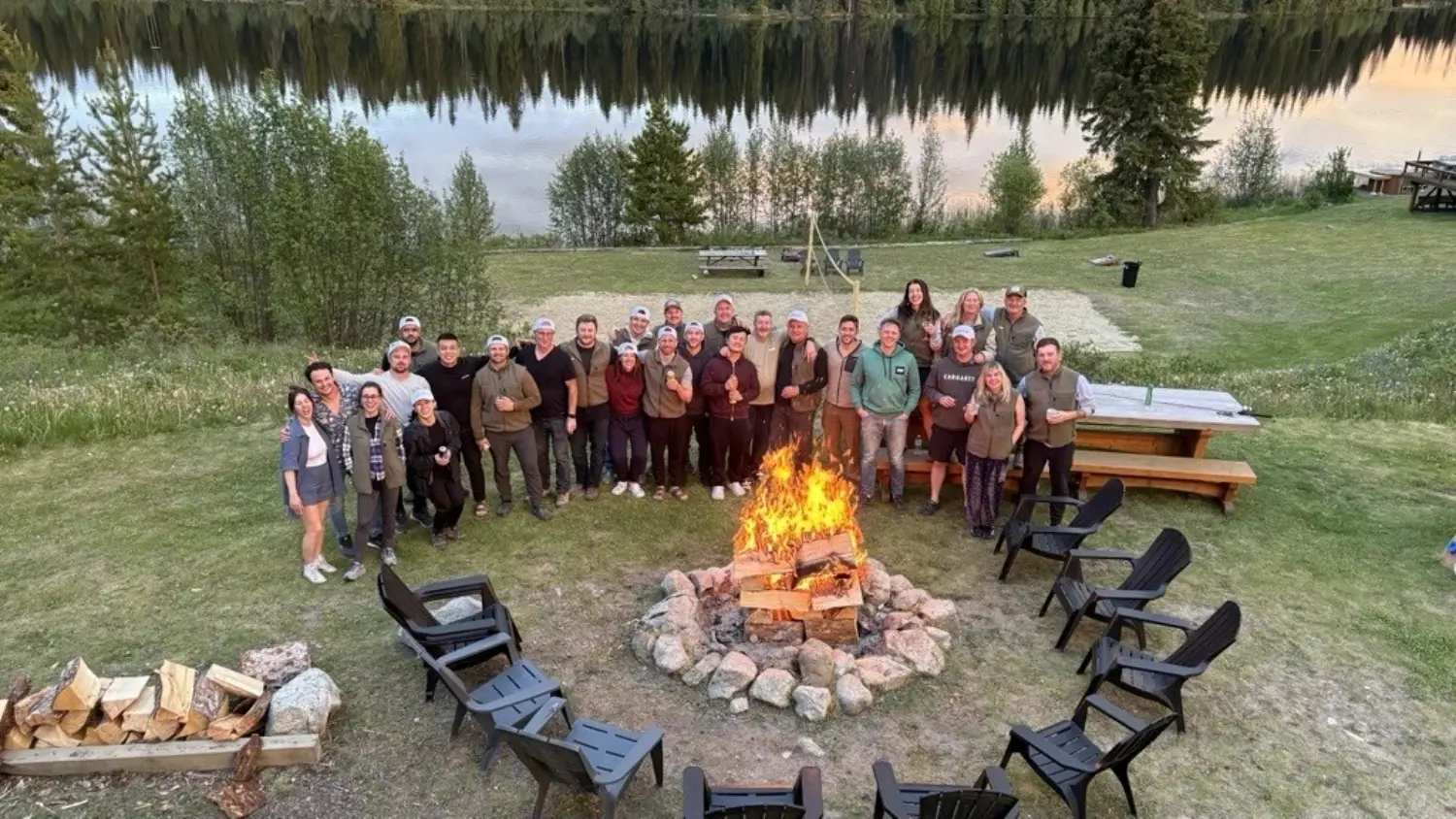 Teambuilding at Marcon.
