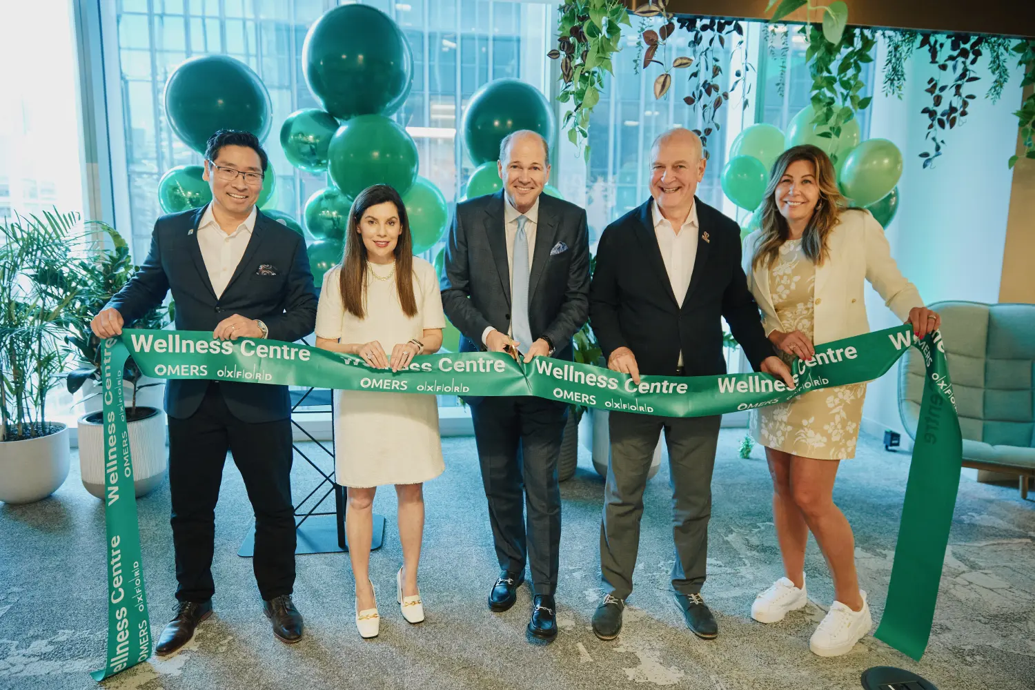 Members of our Executive Leadership Team cut the ribbon on the opening of our new employee Wellness Centre