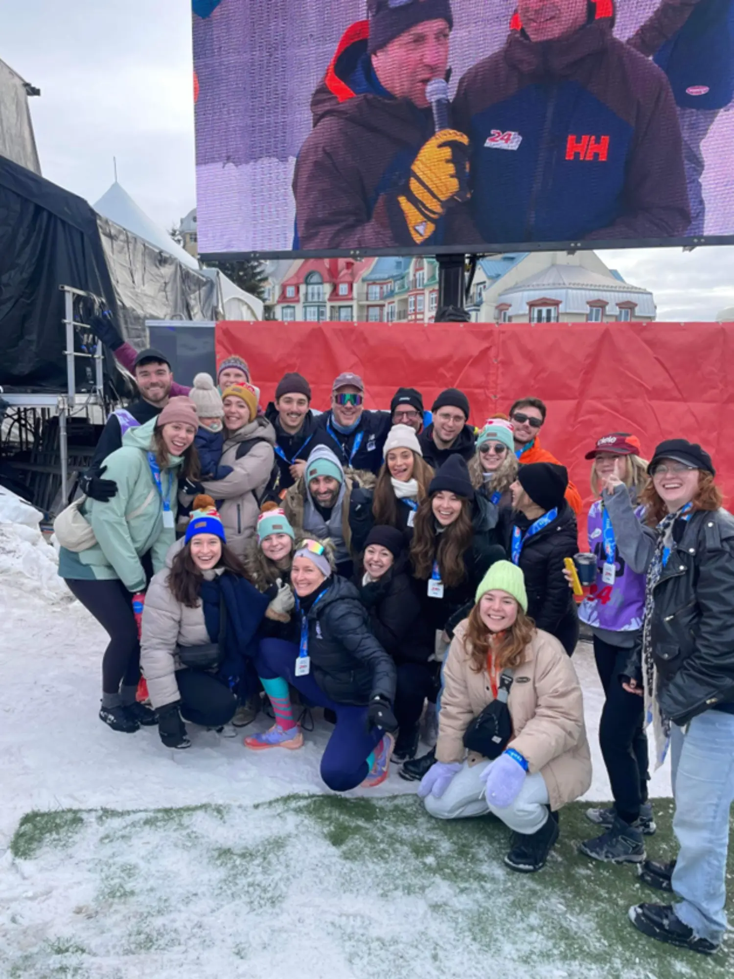 L'équipe de course de Substance lors du dernier événement 24H Tremblant, dont la cause est le mieux-être des enfants