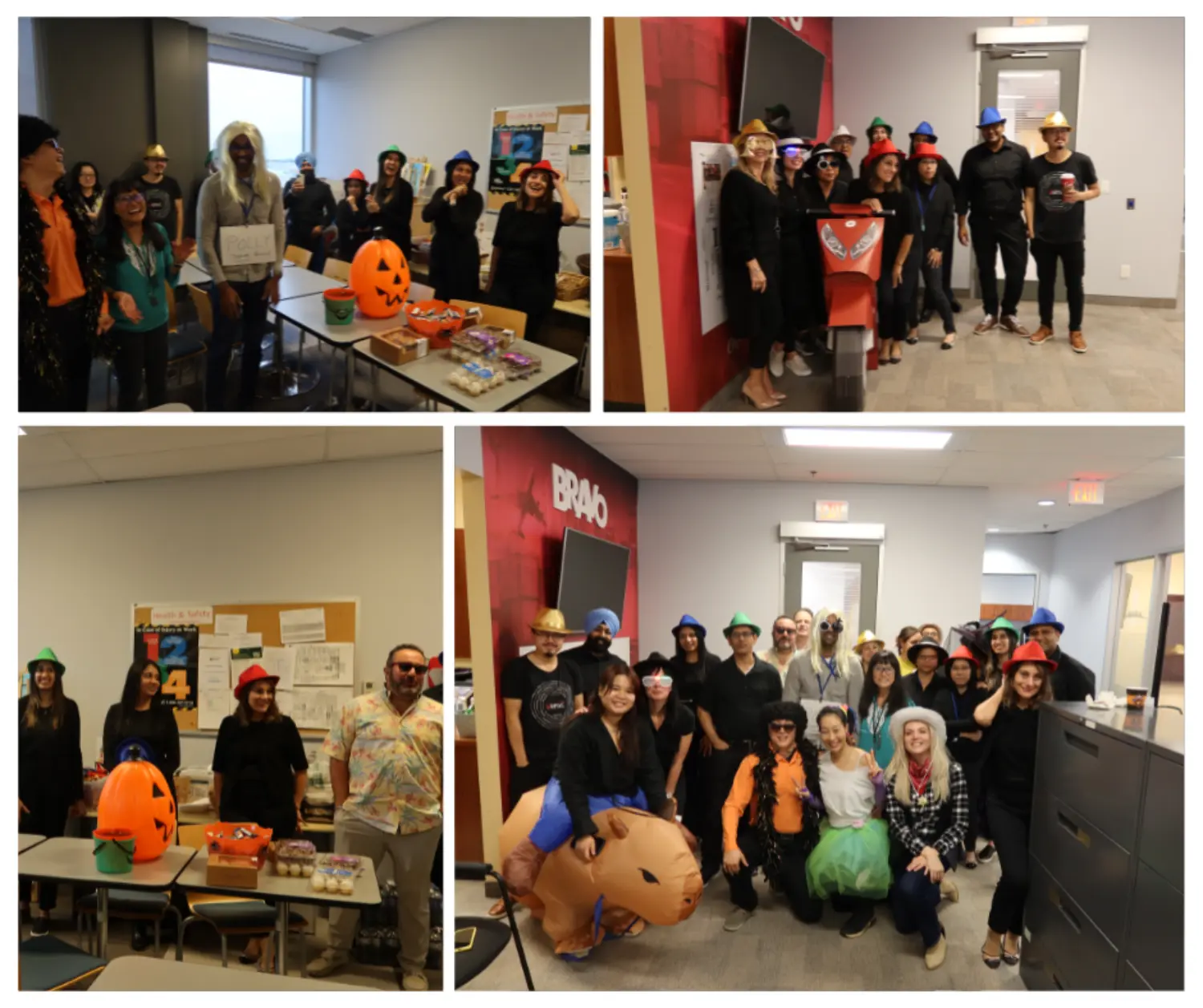 Bringing the spirit to life for our annual Halloween costume challenge!