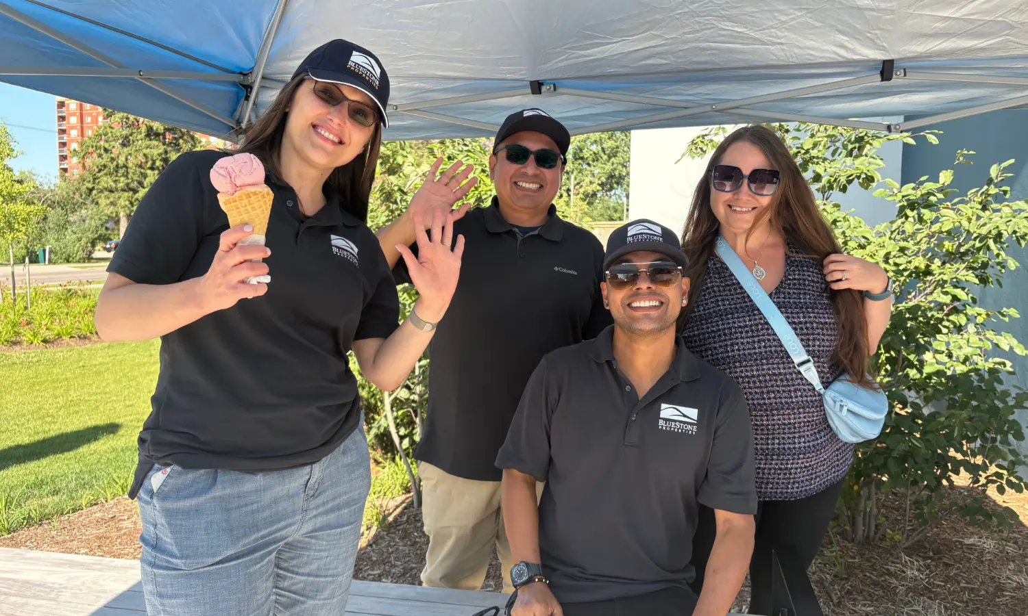 Serving up smiles and ice cream for our amazing residents at 101 Base Line Road West.
