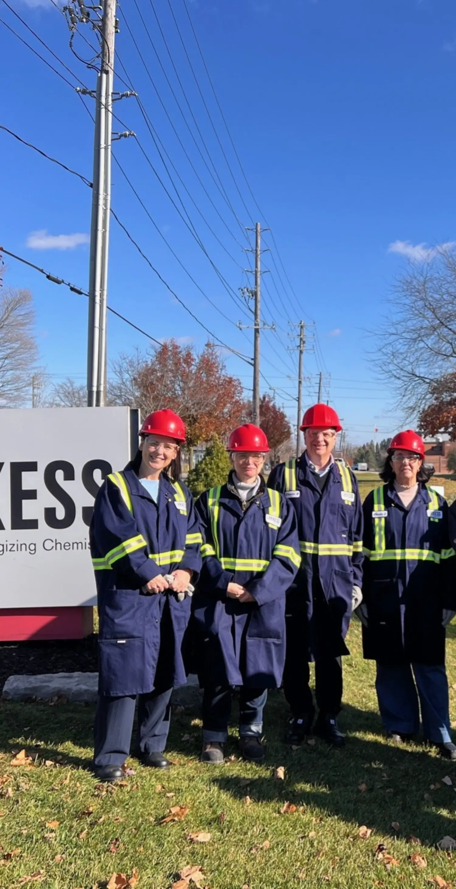 Staff touring a member facility
