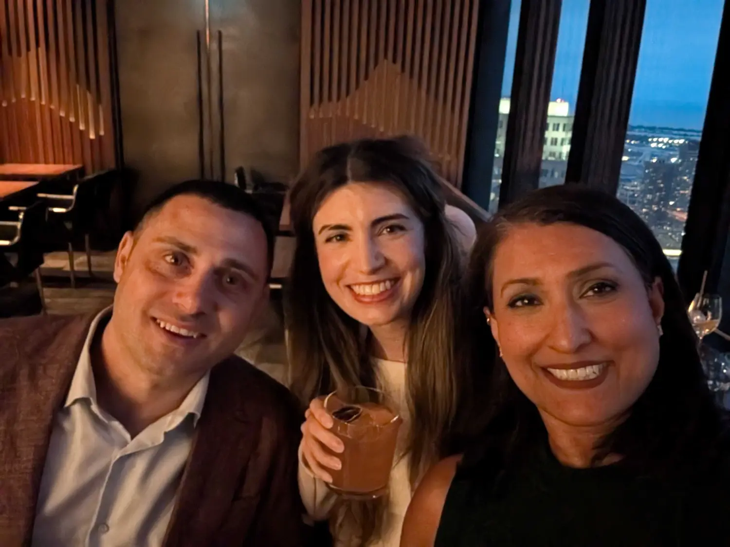 Hosting a dinner with a key partner