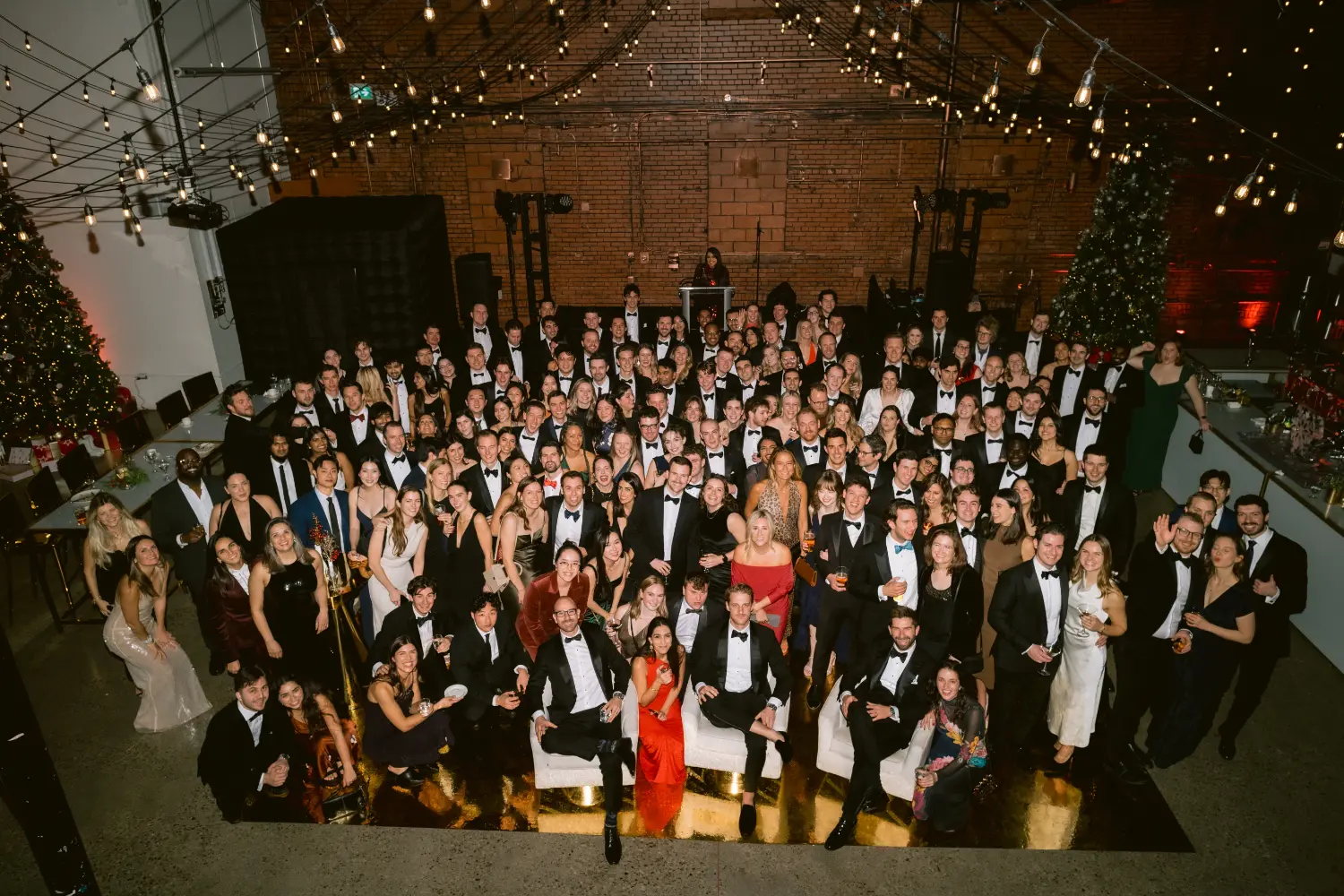 Isaacs and their partners at our 2024 Holiday Party