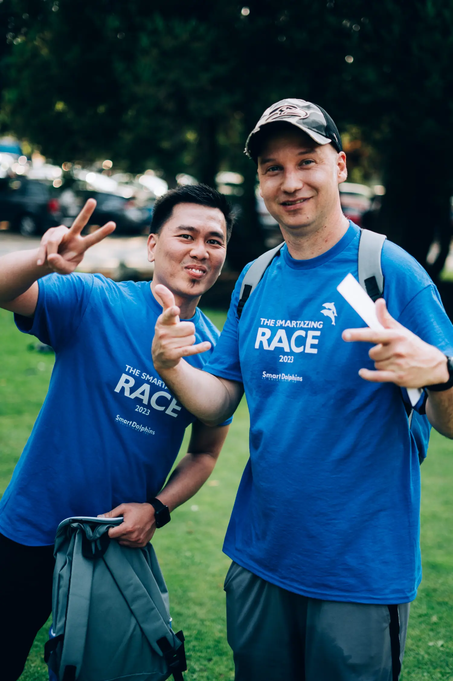SmartAzing Race—Dolphins racing through the streets of Victoria for glory and fame!