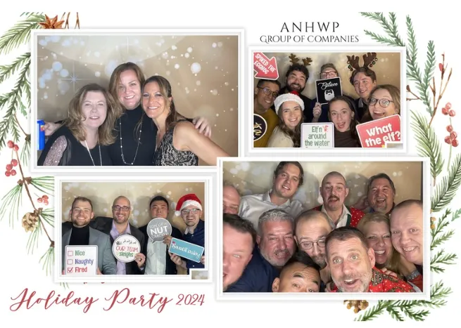 Annual holiday photo booth.