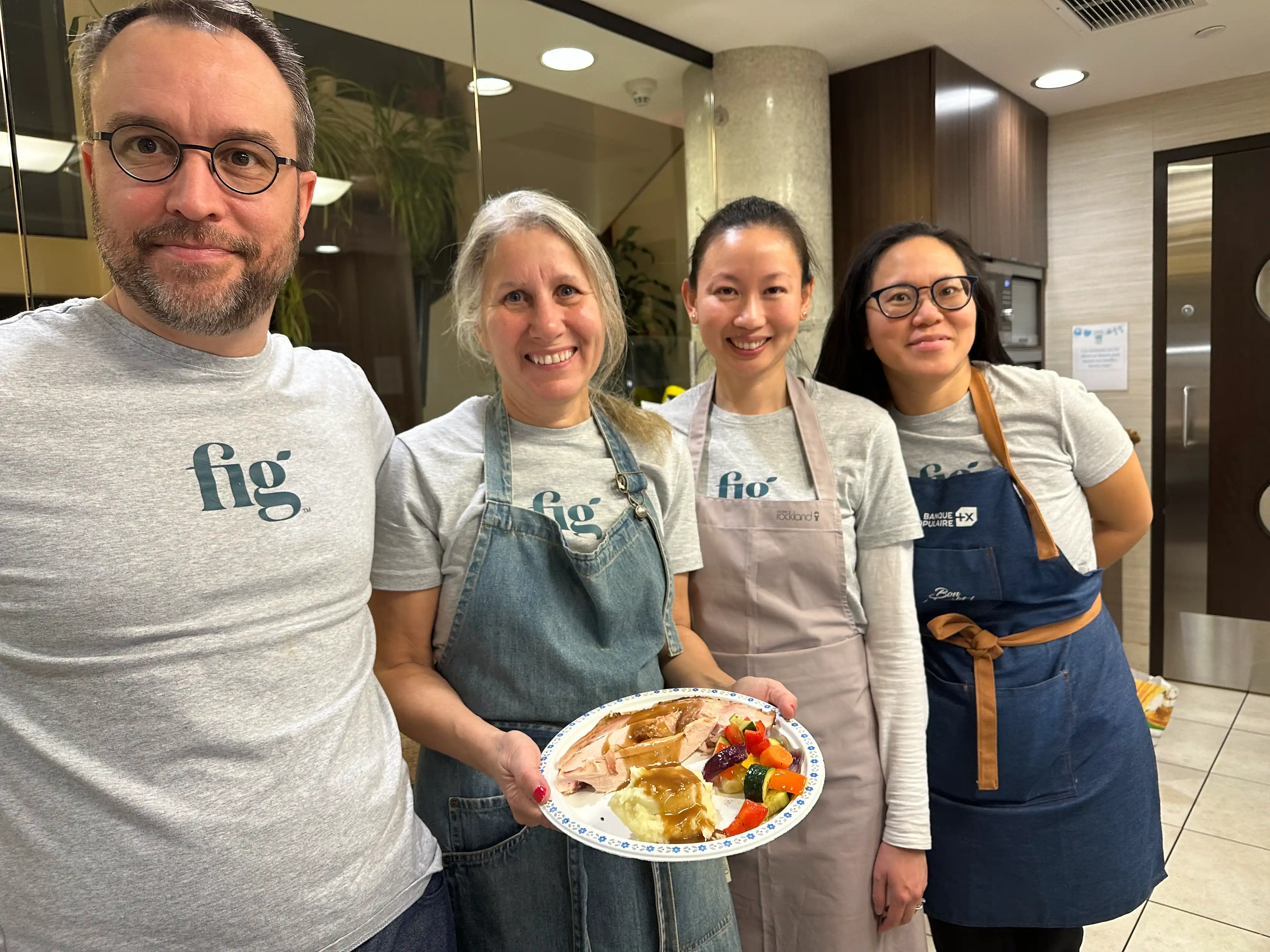 Fig CEO and Mtl team gave back at Manoir Ronald McDonald, supporting families during tough medical journeys. - Dec. 2024