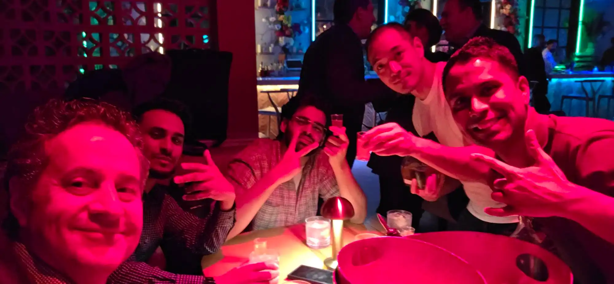 Night out with some team members June 2025