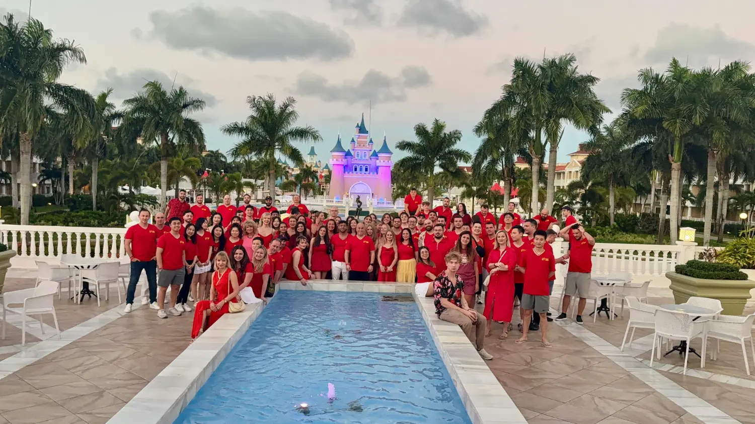 We have a yearly trip, and this year it was to the Dominican Republic for everyone at Blazesoft family.