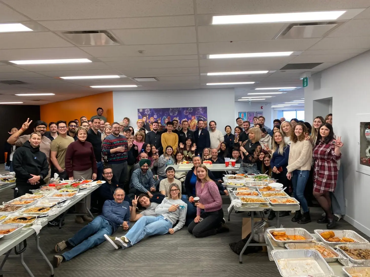 Celebrating milestones and achievements together as a team.