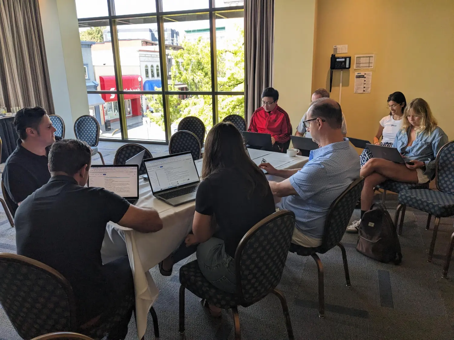 In-person townhall team competition