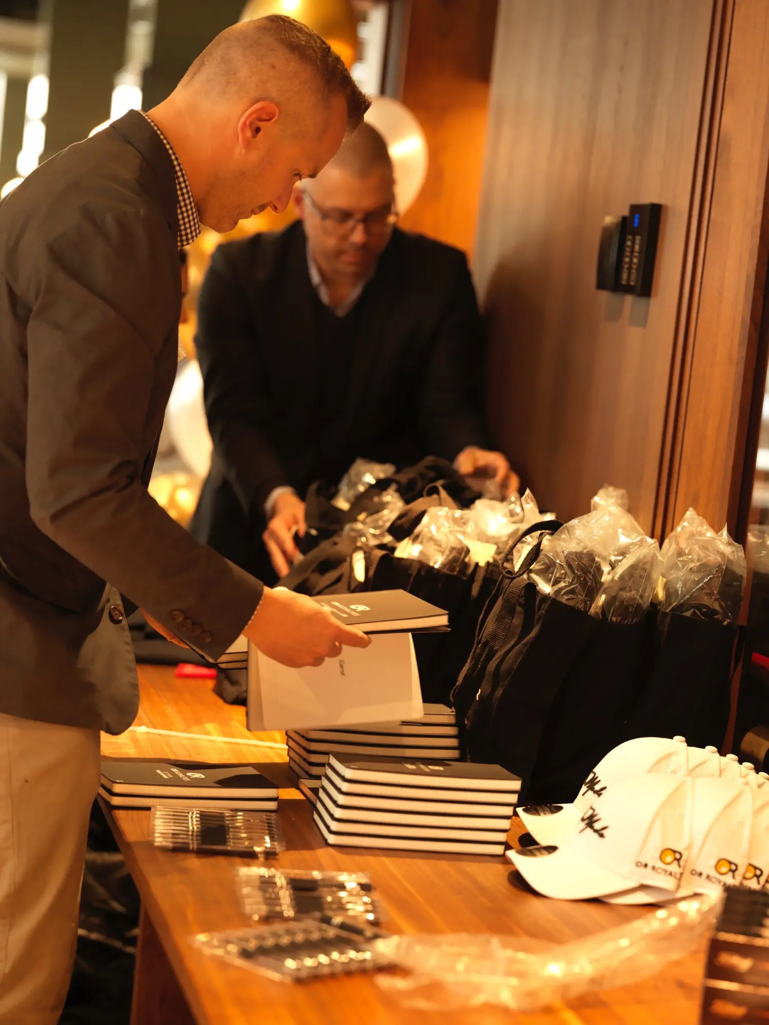 Showing off the new look. OR team repping our rebrand swag and the spirit behind mORe than royalties.