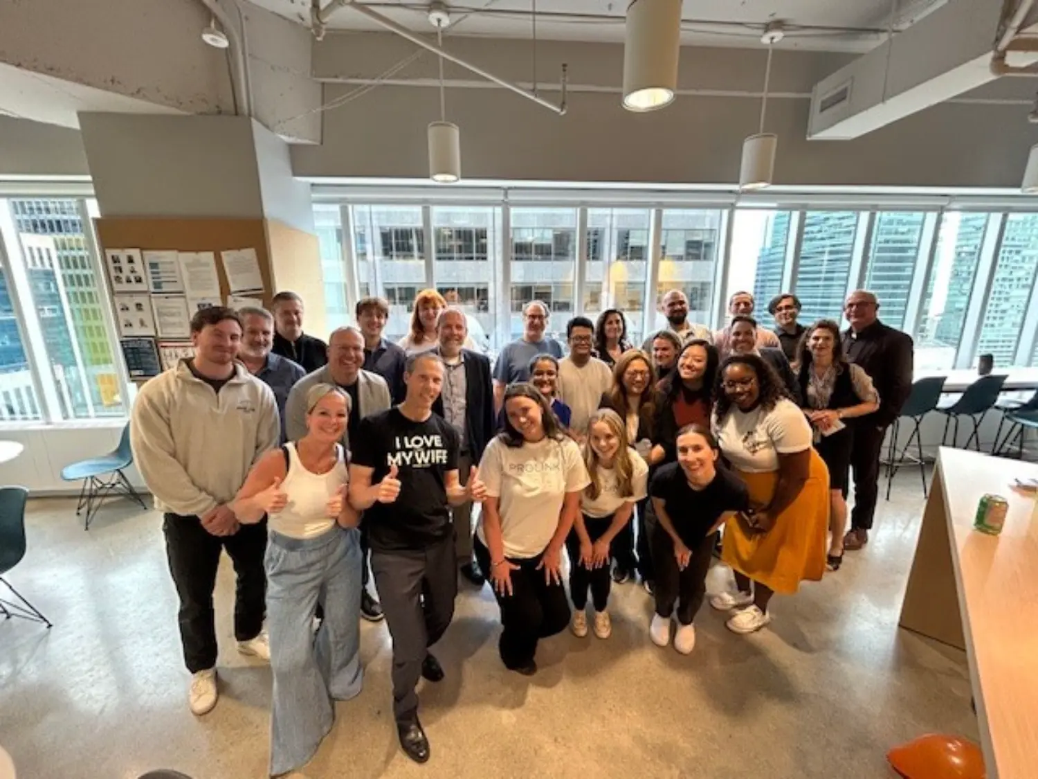 Team PROLINK bonding at an In-Office Social!