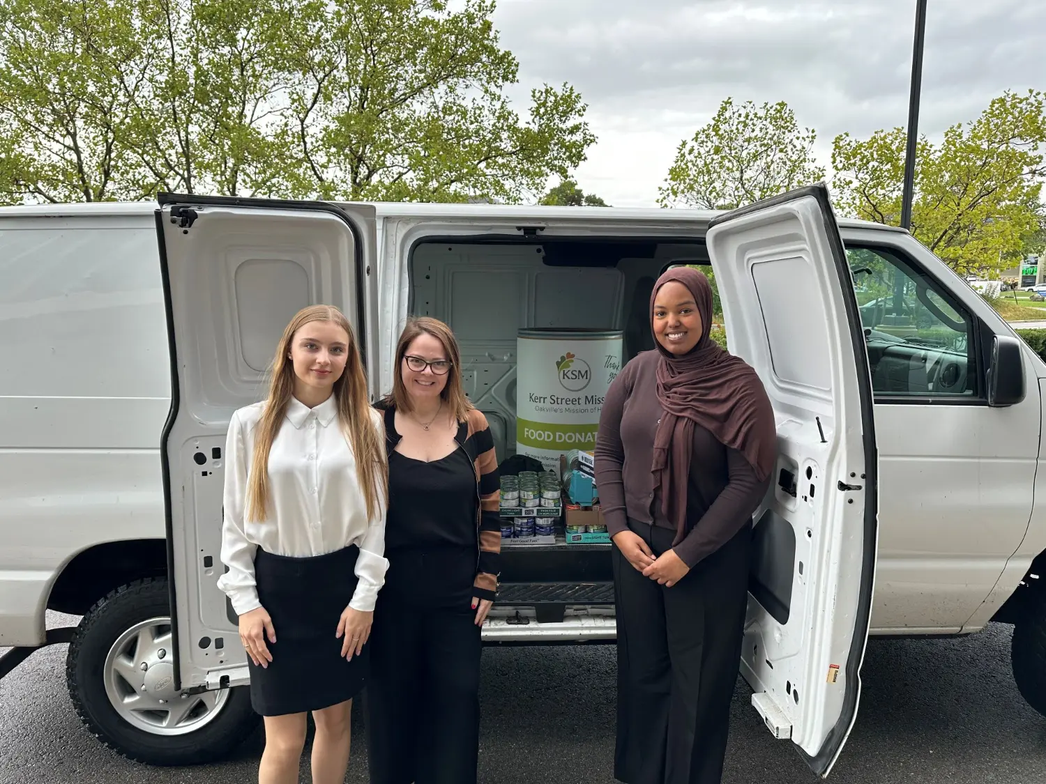 Wrapping up our second food drive of the year in support of Kerr Street Mission.