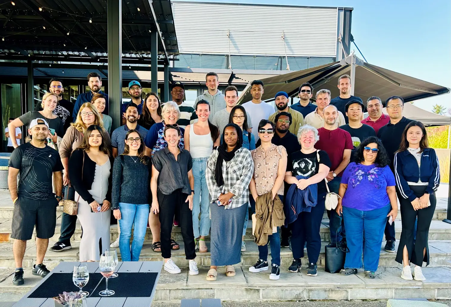 Celebratign our team at our annual Team Day at a Niagara Winery.