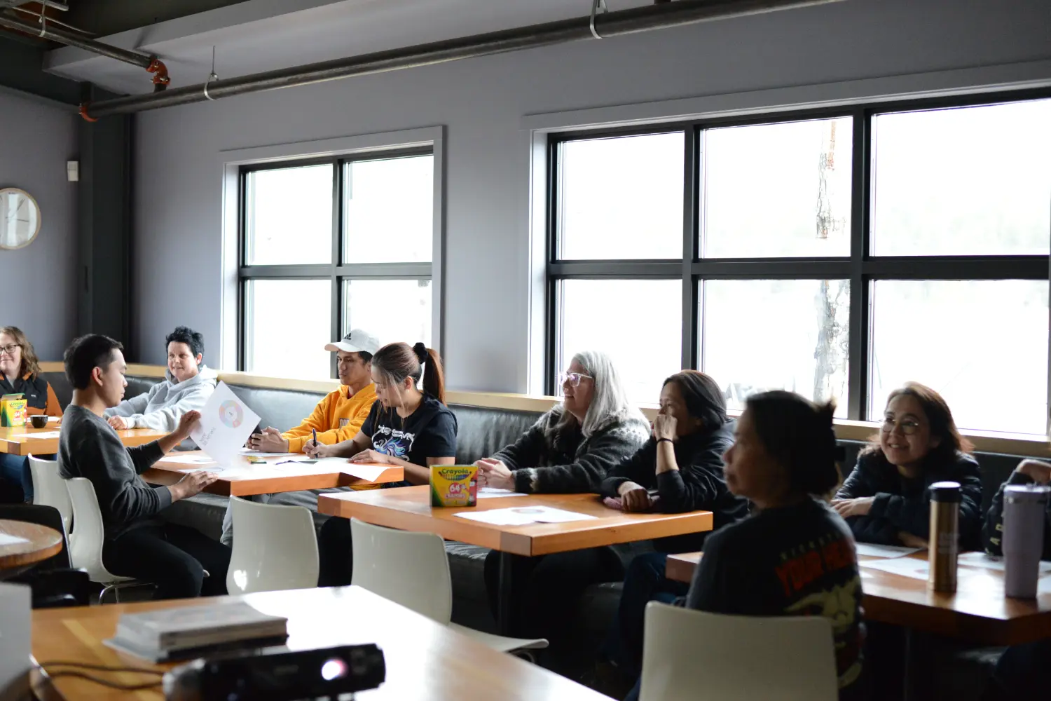 Team learning & development in action.