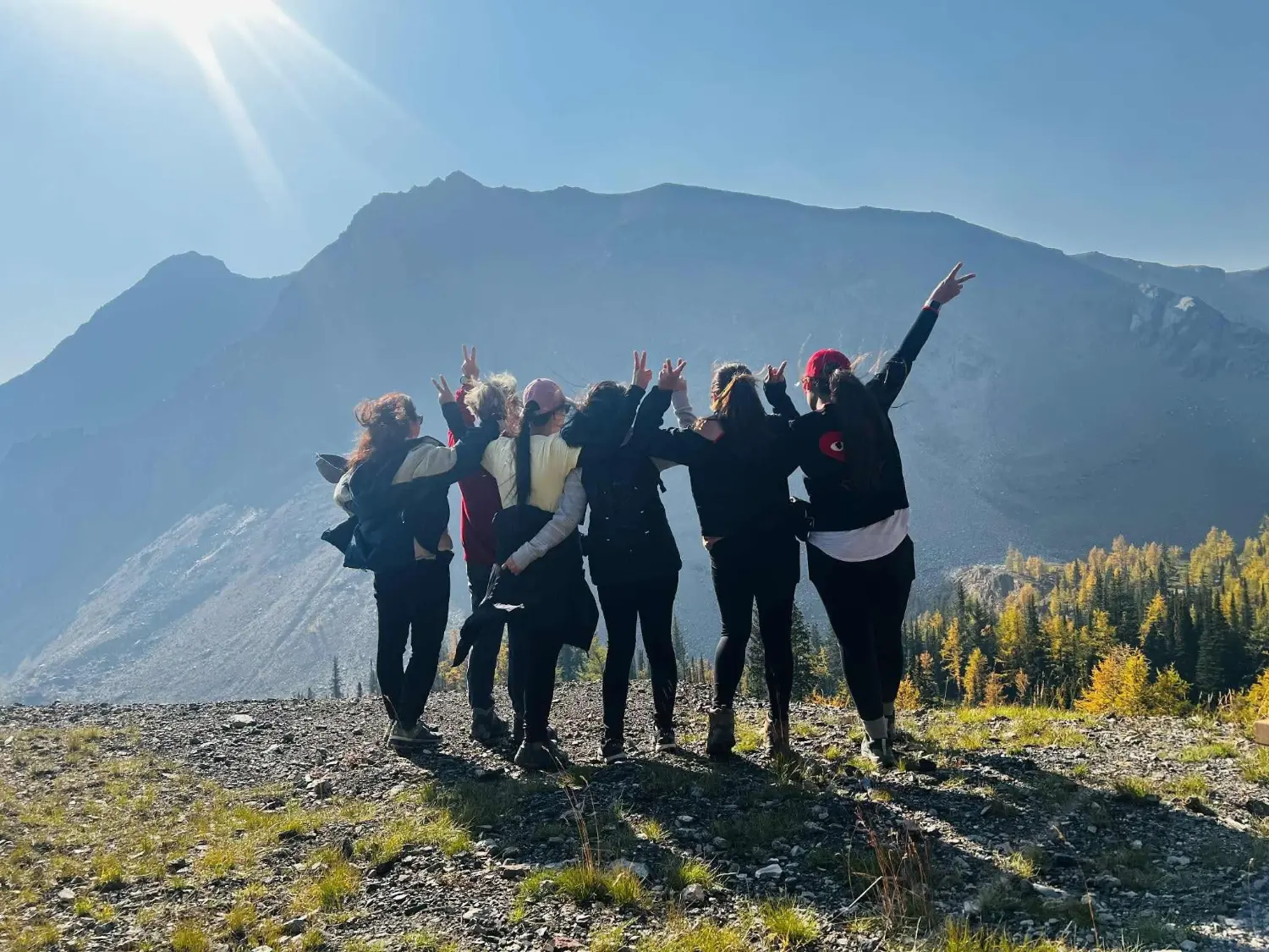 Team building together in the sunshine - strong relationships built away from the facility.