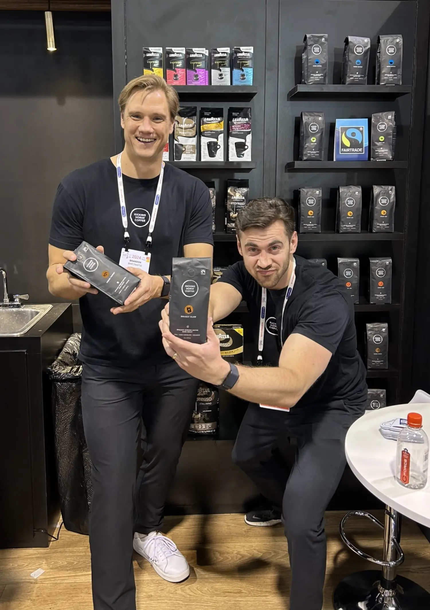 Team members stoked about sharing our kick ass coffee with the world.