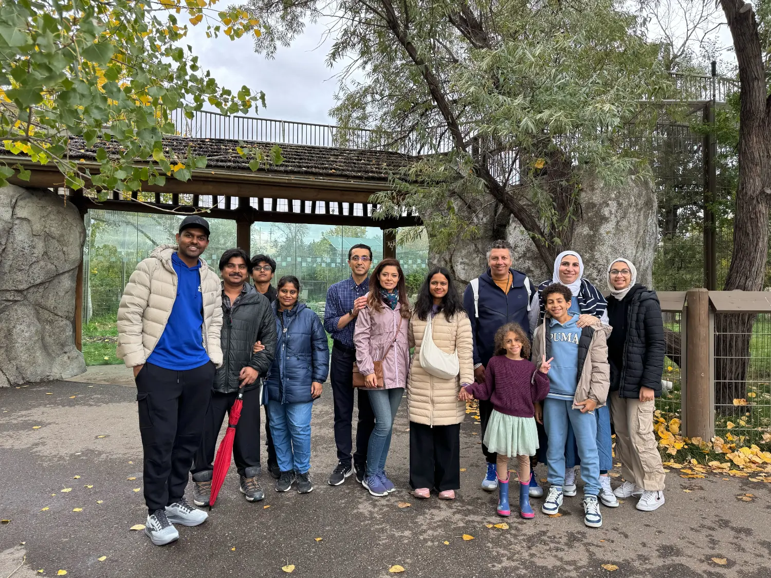 The MobSquad team and their families at an event!