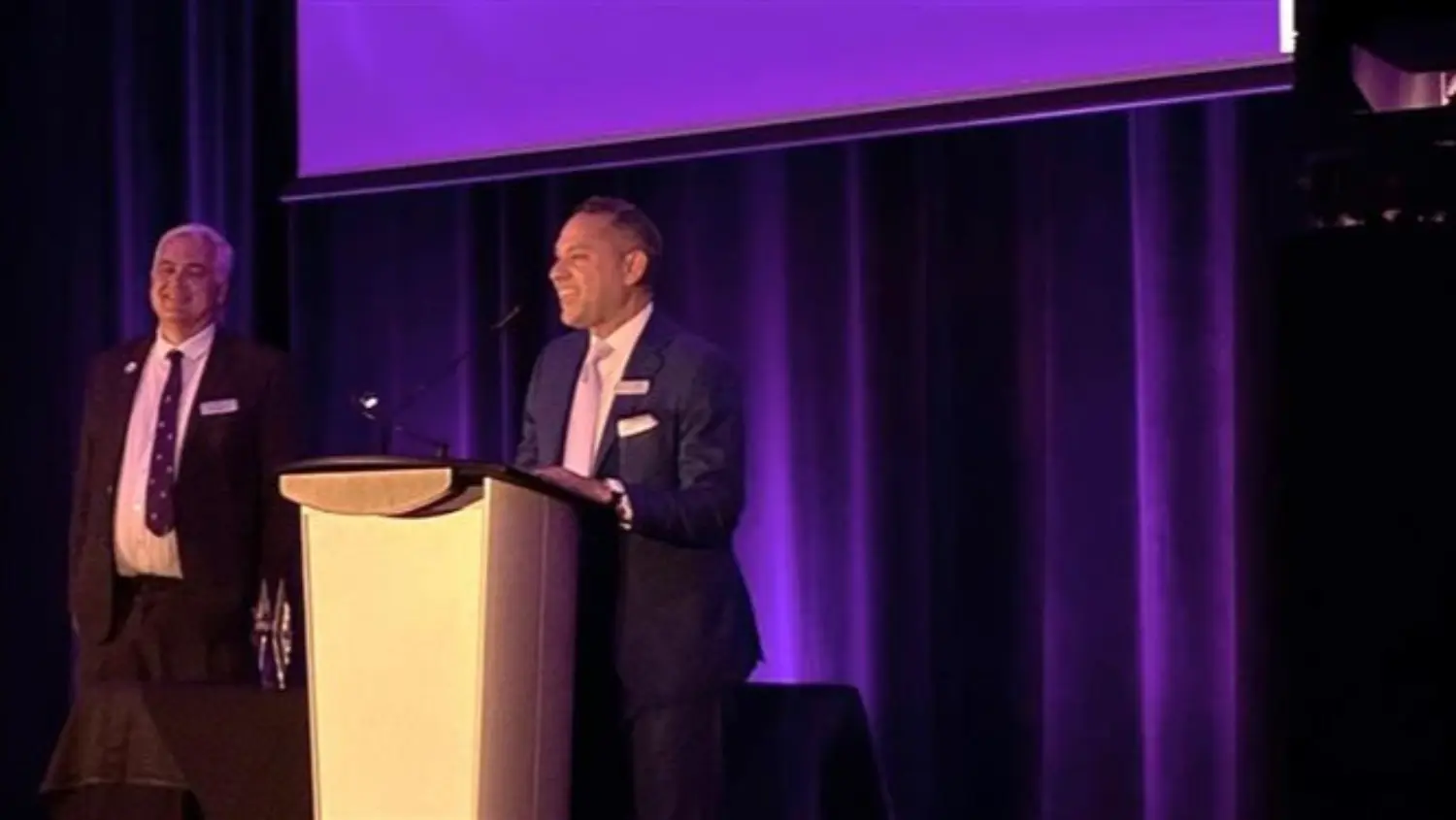 CEO, Nigel Branker, is recognized with Western University’s Alumni Award of Achievement.