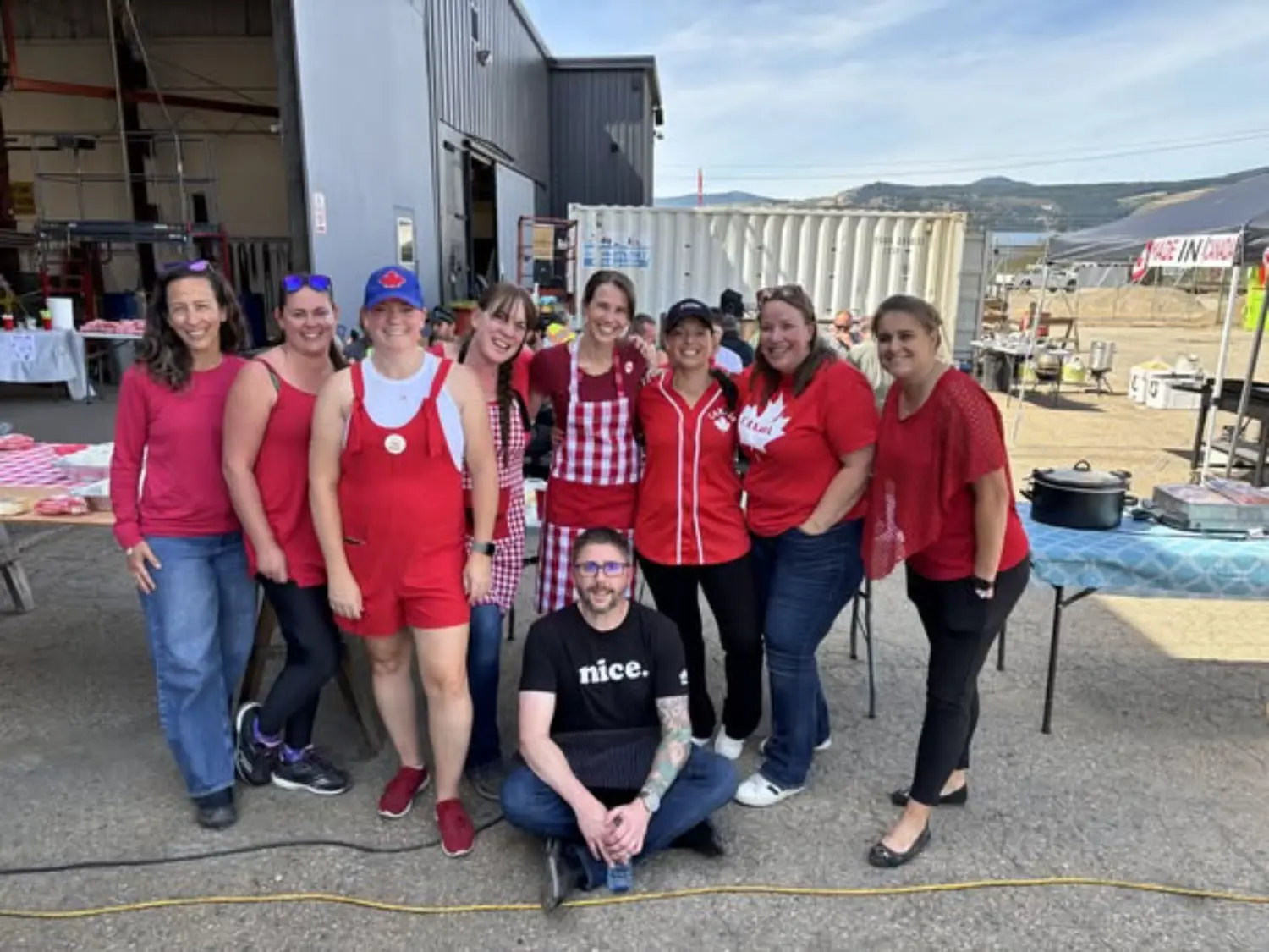 Not your average staff BBQ-just one of the ways we keep work fun at Boundary Electric.