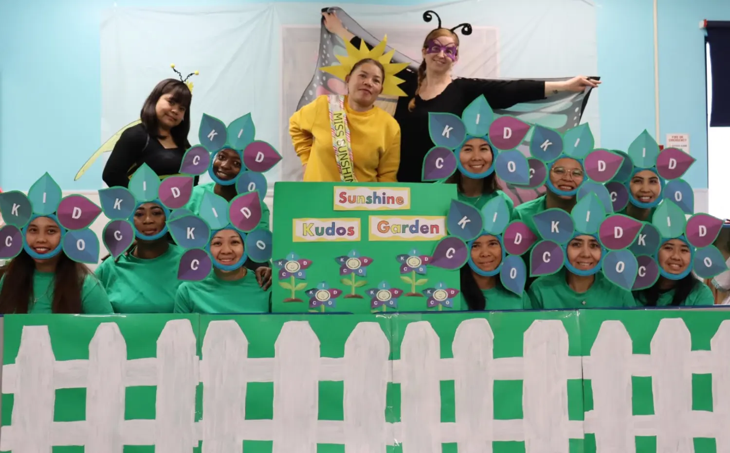 Educators dressed up as the KIDCO Way