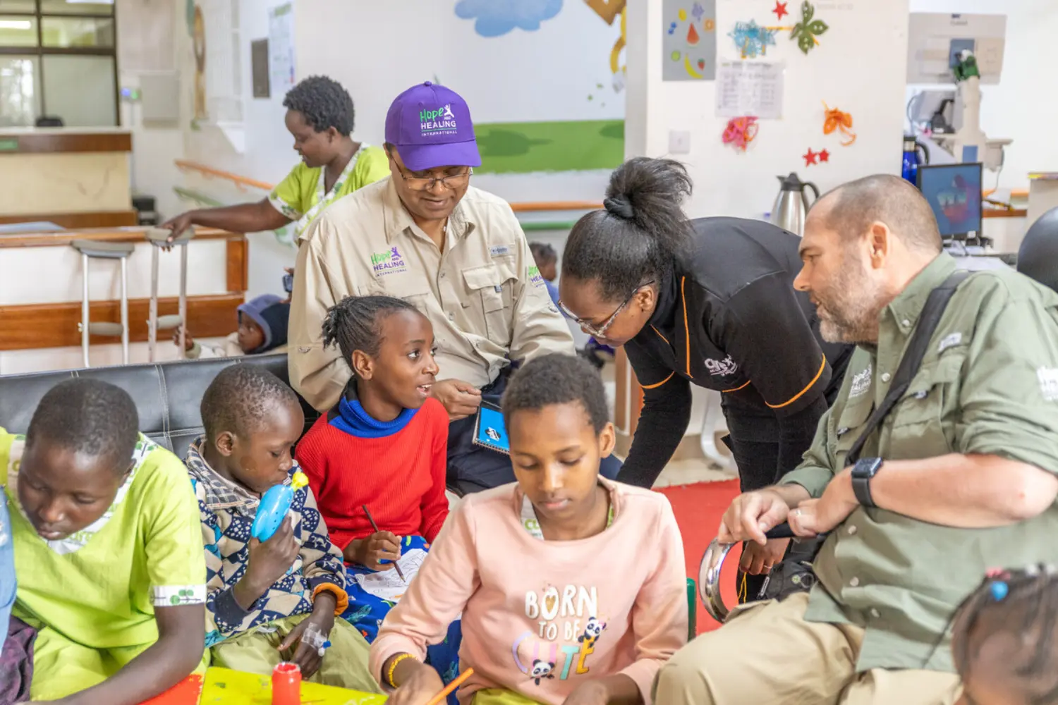 Hope and Healing visiting CURE Kenya