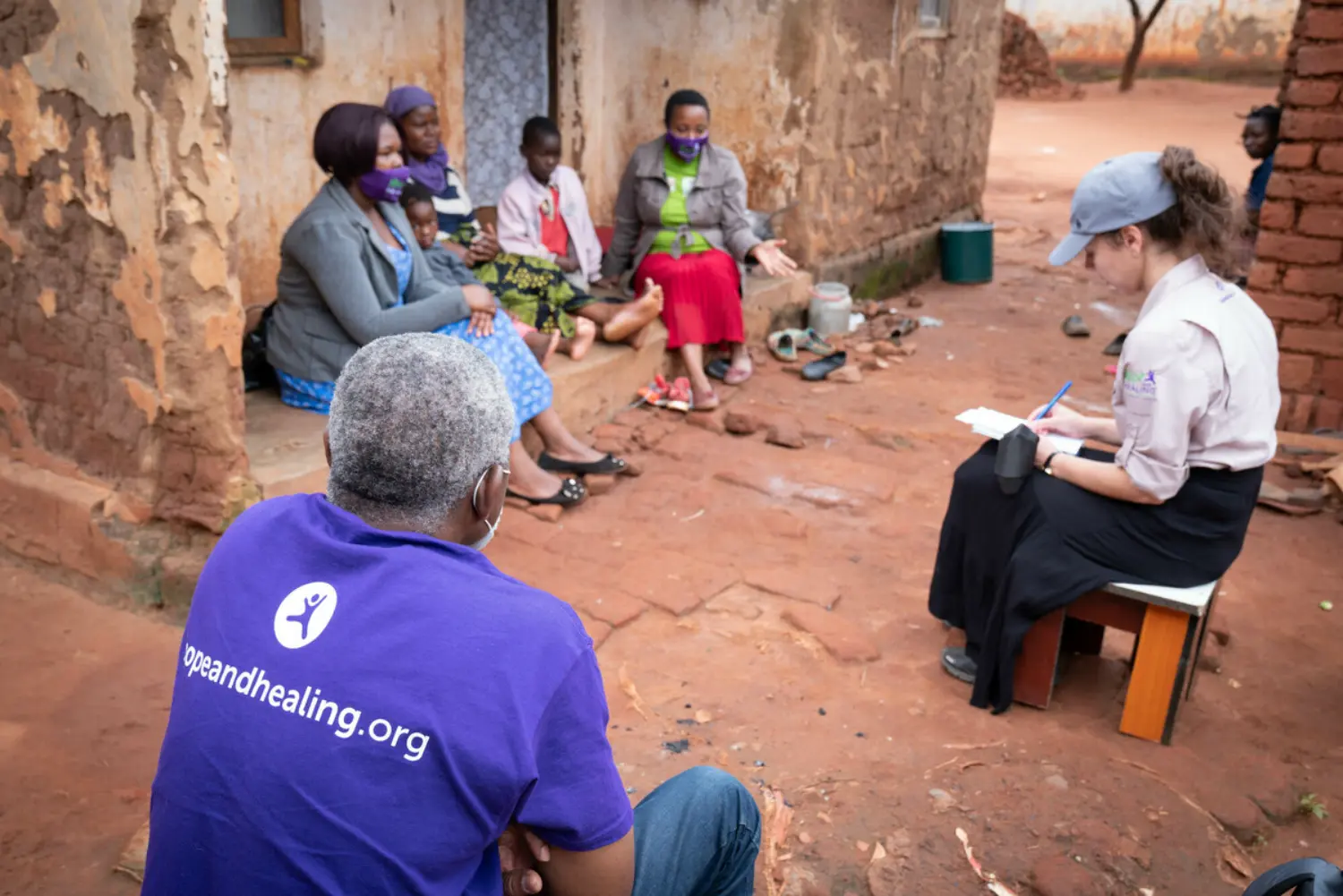 Hope and Healing visiting Childrens Home
