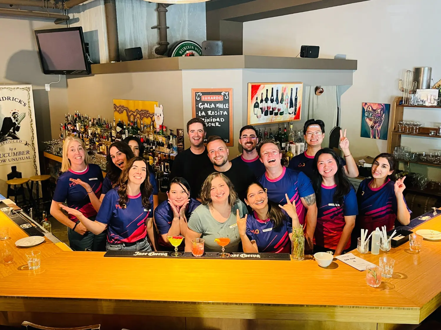 Teamwork on and off the clock! From campaigns to cocktails, this crew always knows how to mix it up.