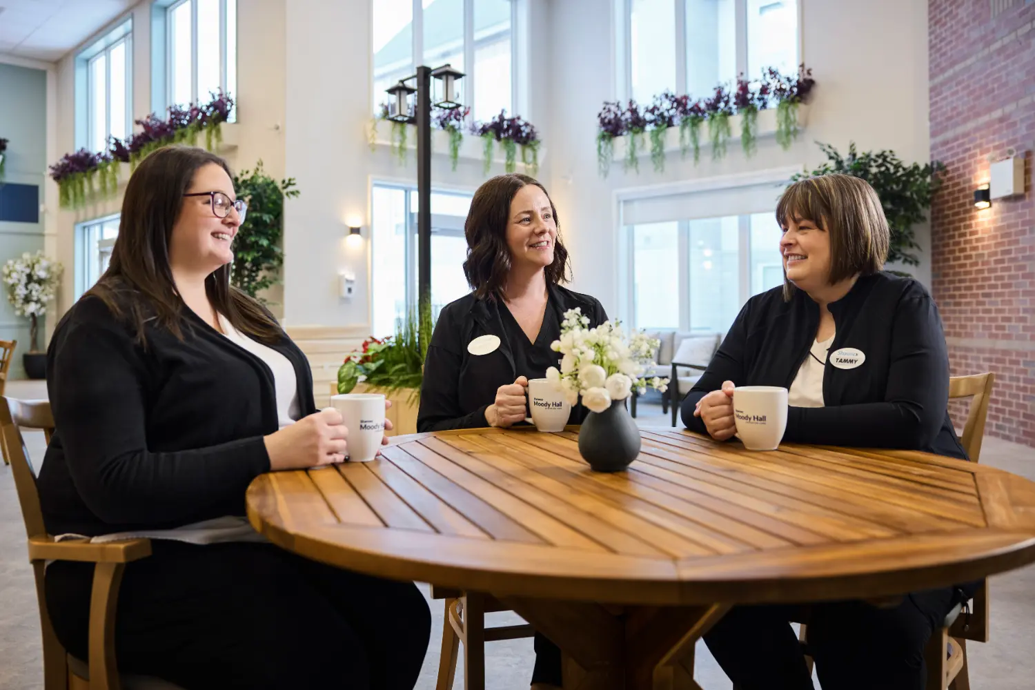 Registered Nurses at Moody Hall Enhanced Care in Bedford, Nova Scotia, in the innovative Main Street space