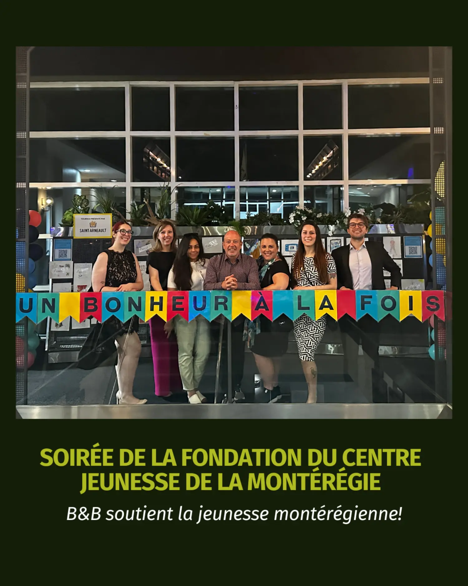 Nous nous impliquons dans notre communauté!