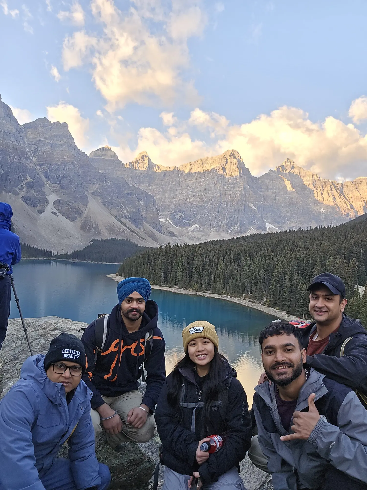 Team Outing at Moraine Lake