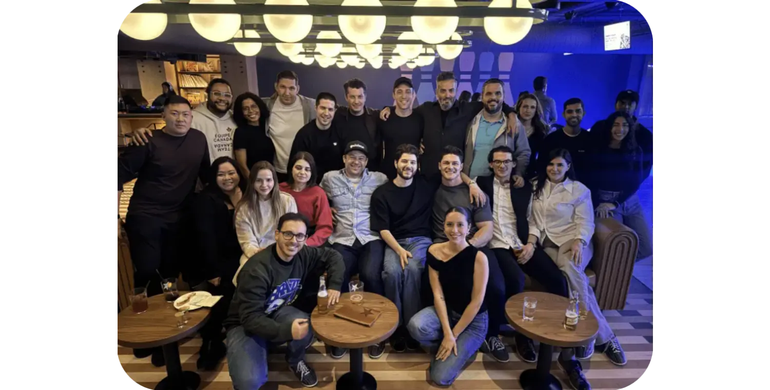 Monthly team townhall and socials