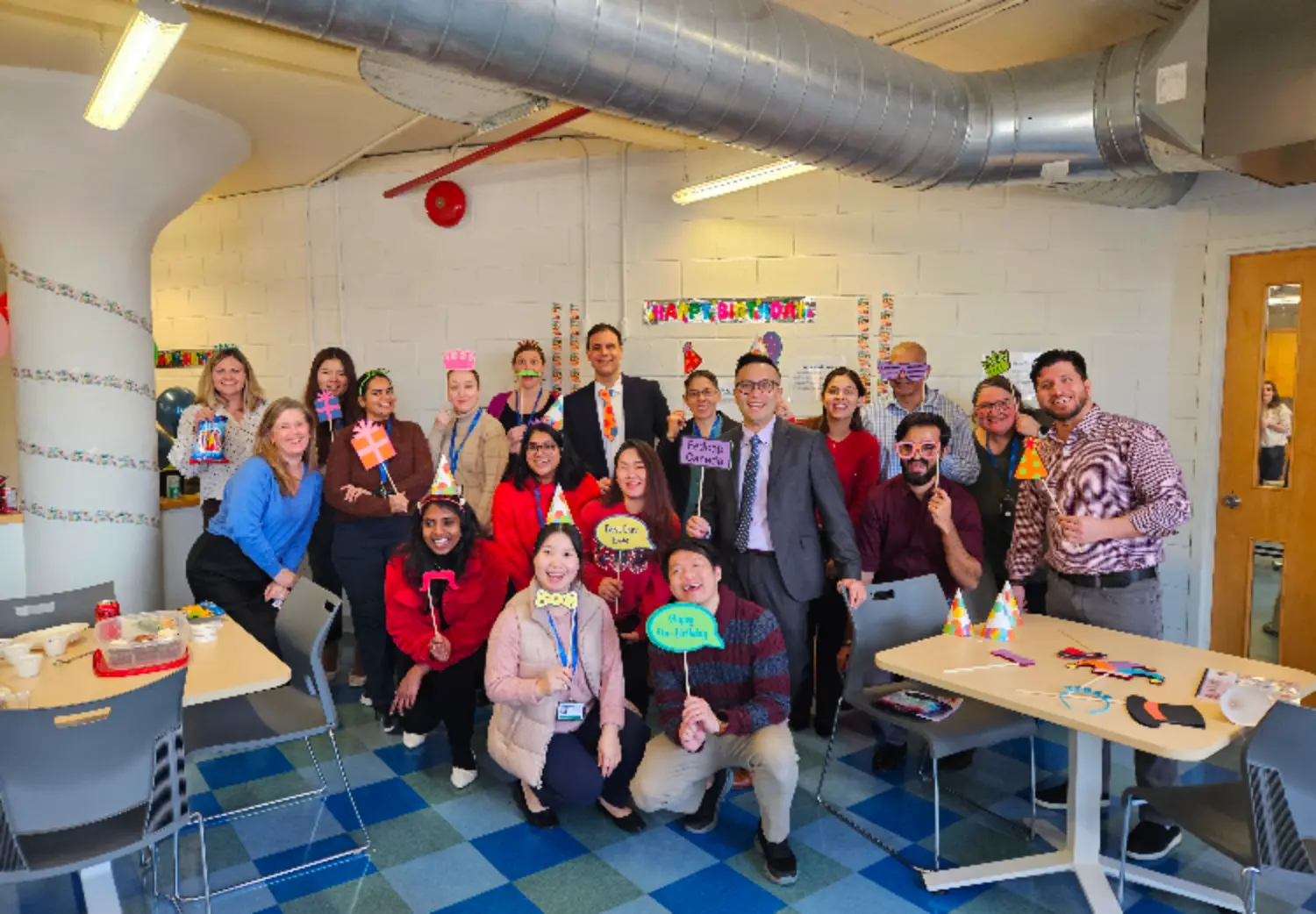 Some team members at our All Birthdays