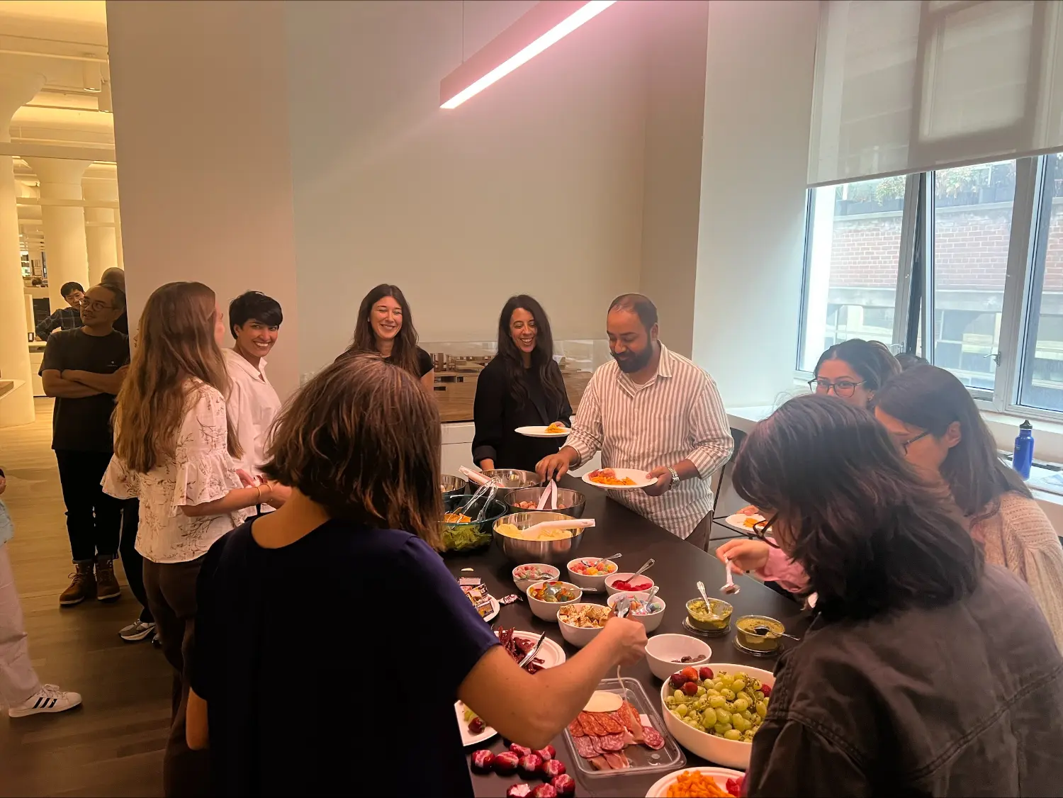 HPA weekly Snack Day for all employees is an opportunity to chat, share thoughts and delicious bites together.