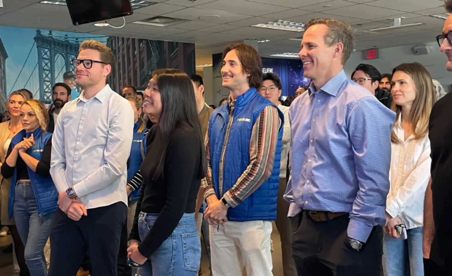 Every day we gather together for a team Huddle