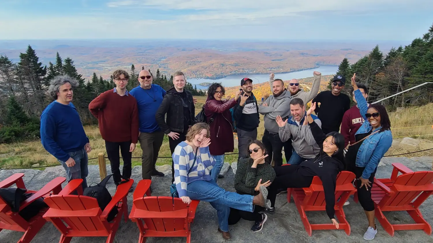 Great attitudes at high altitudes. We work hard, and play even harder, proving the strength of our teamwork.