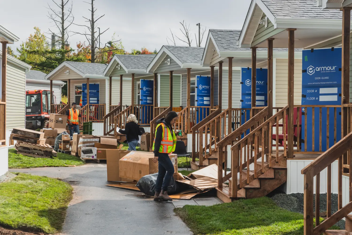 Shaw staff working on transitional housing project for Province