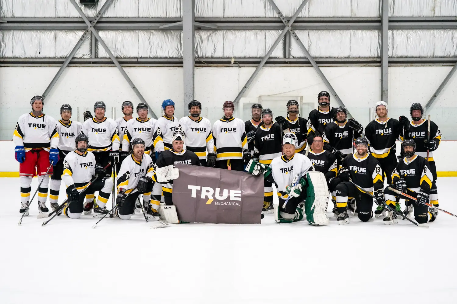 Drop in Hockey night with our new TRUE jerseys.