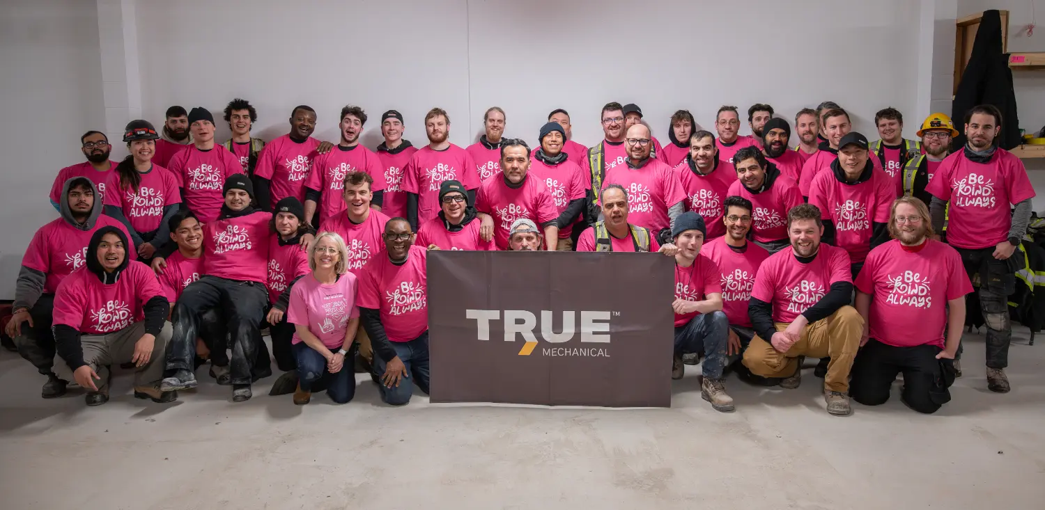 Annual Pink Shirt Day site crew lunch.