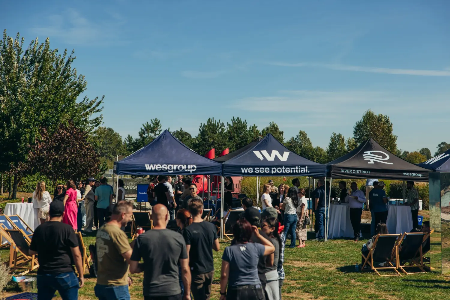 Wesgroup employees coming together for our Summer Social. Enjoying the sunshine, great food, and having some fun.